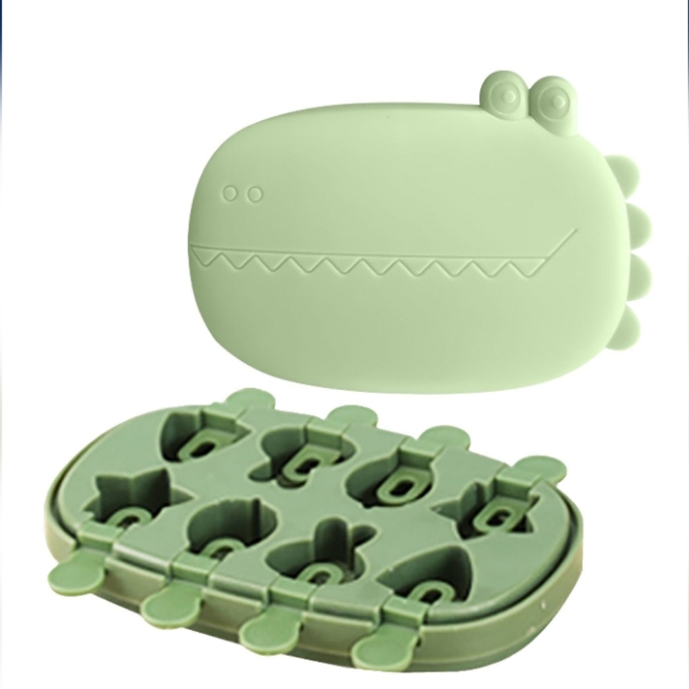 Green Dino Mini Popsicle Molds NWT